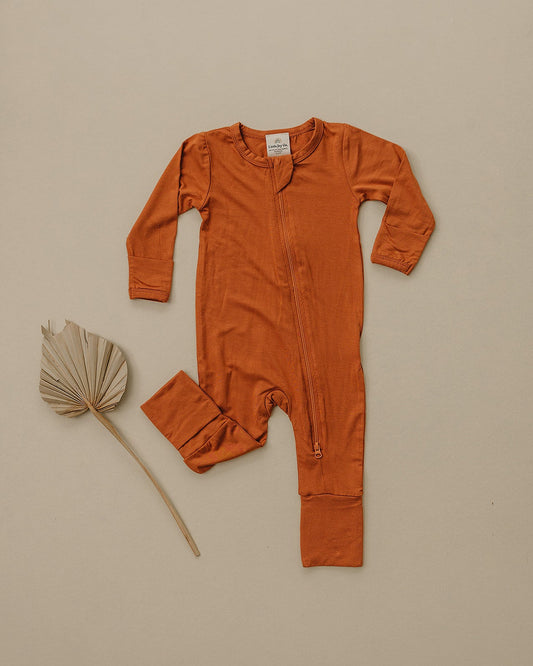 Solid Bamboo Zippy Pajamas