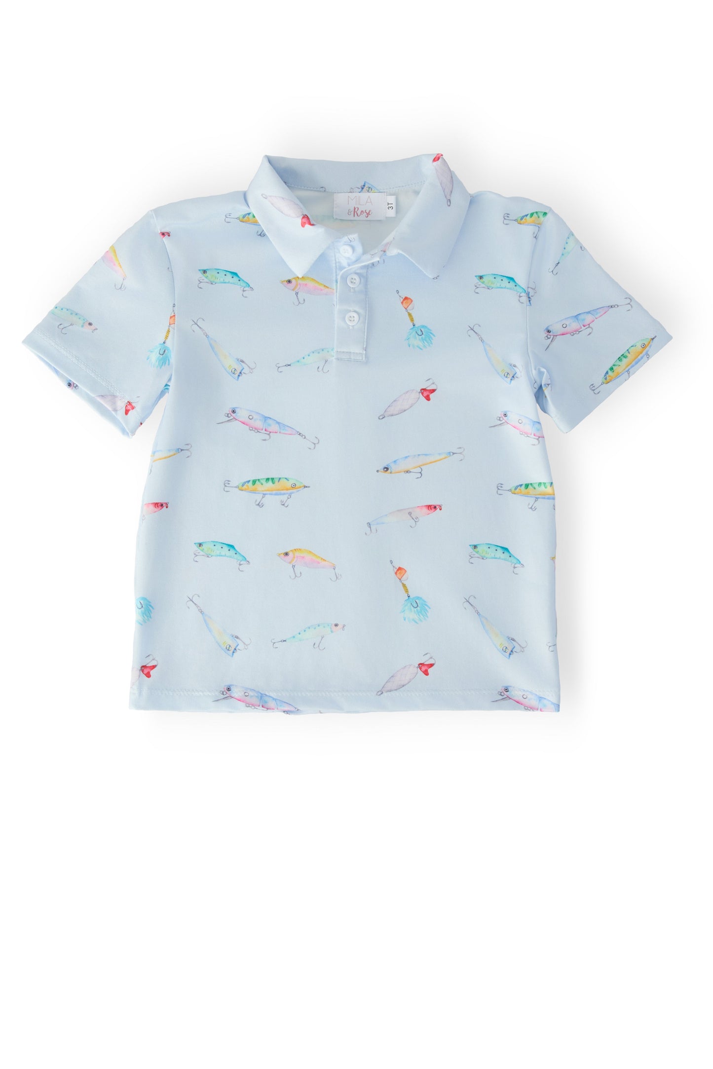 Boys Fish Hook  Polo