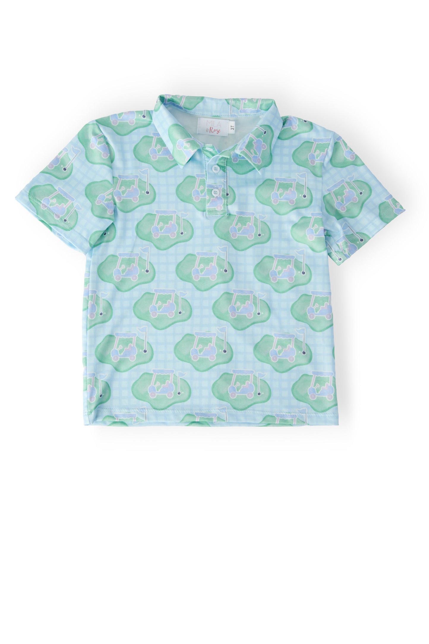 Boys He's on the Green  Polo