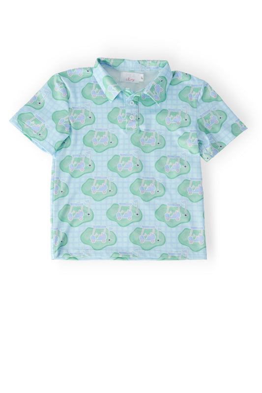 Boys He's on the Green  Polo