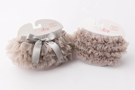 Silver Ruffle Bum Bloomer