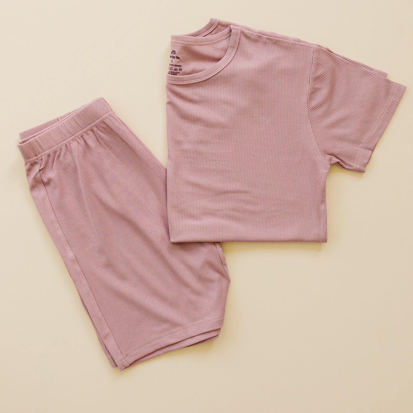 Women's Ribbed Bamboo Pajama Top & Bottoms