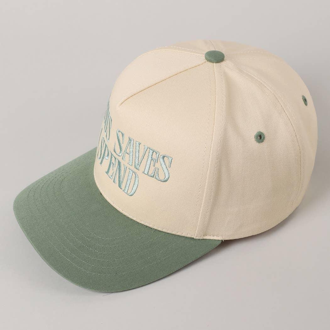 JESUS SAVES I SPEND Trucker Hat